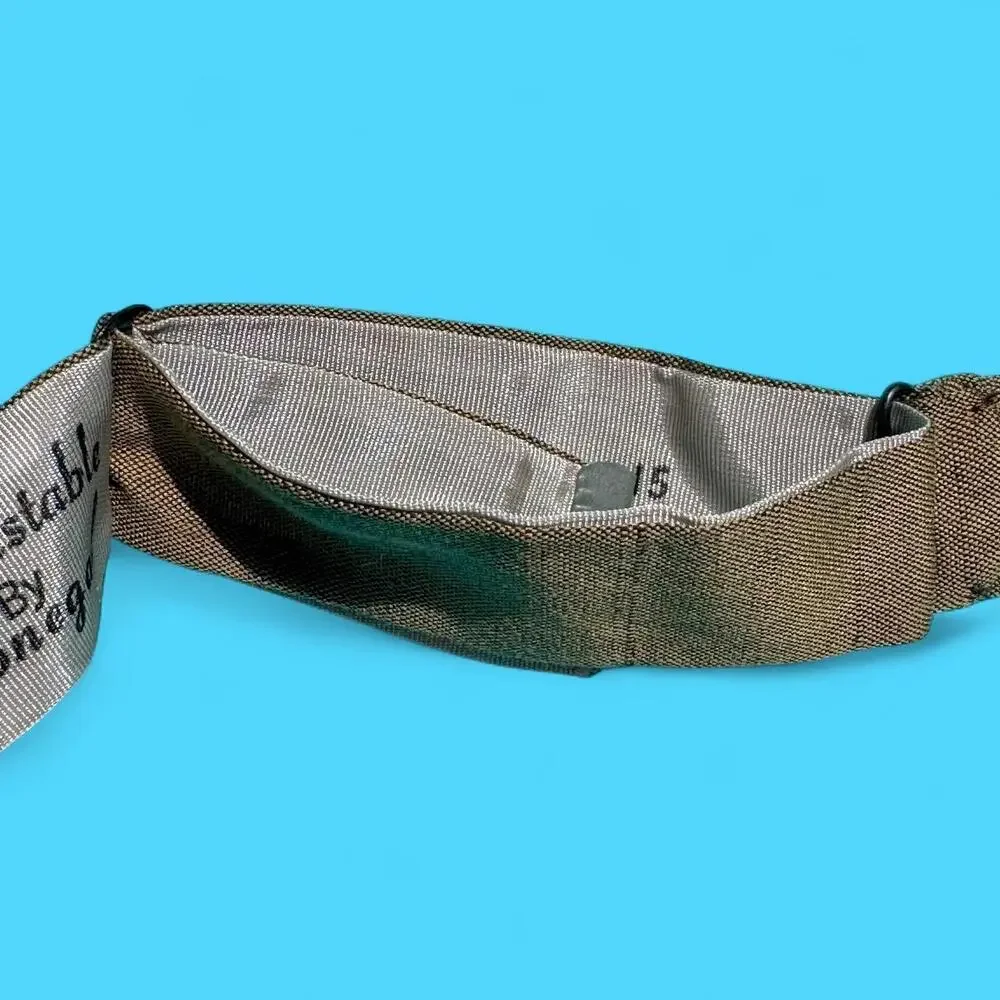 40s Donegal silk khaki women’s service uniform crossover tie